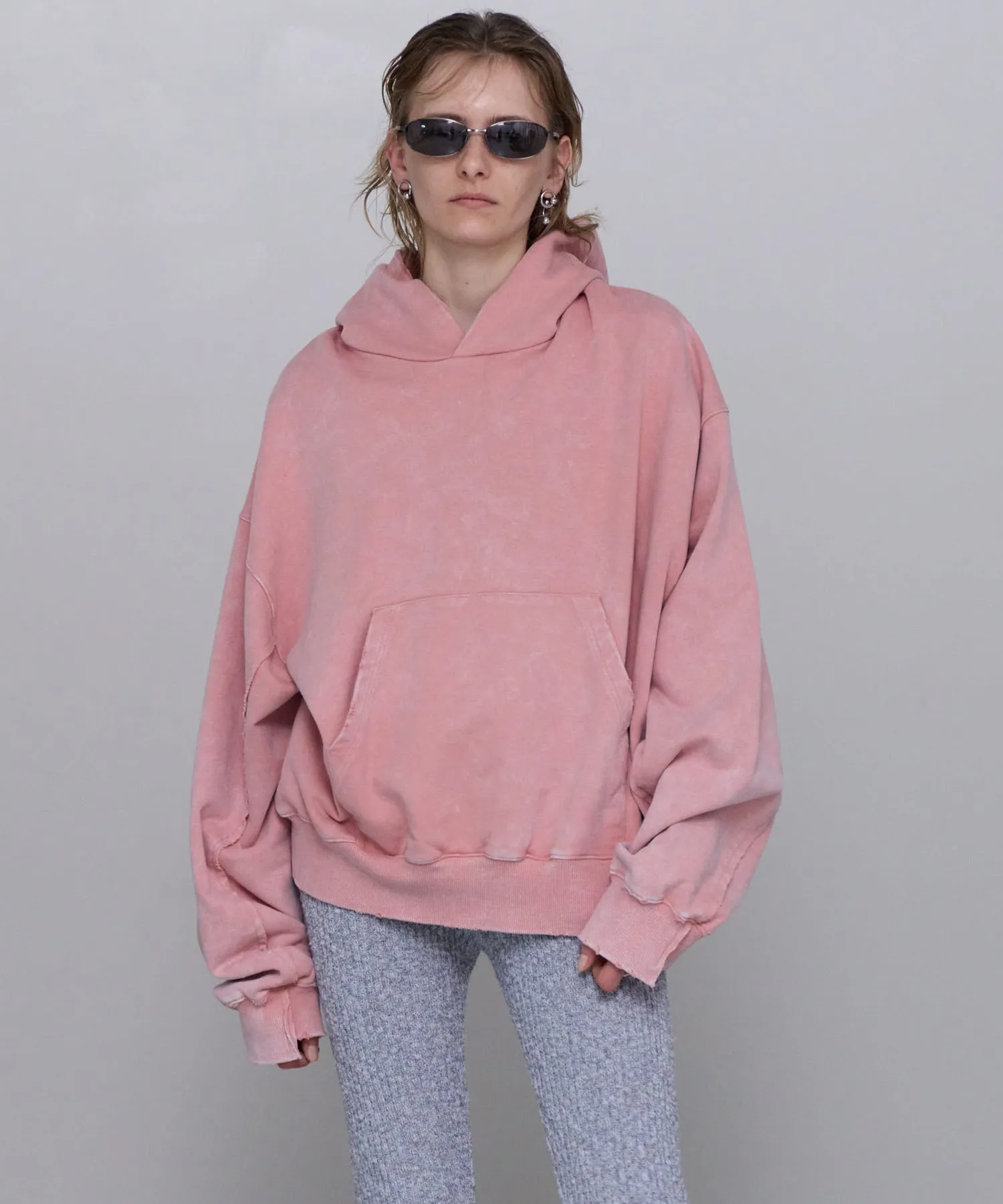Spray Processing Oversized Hoodie