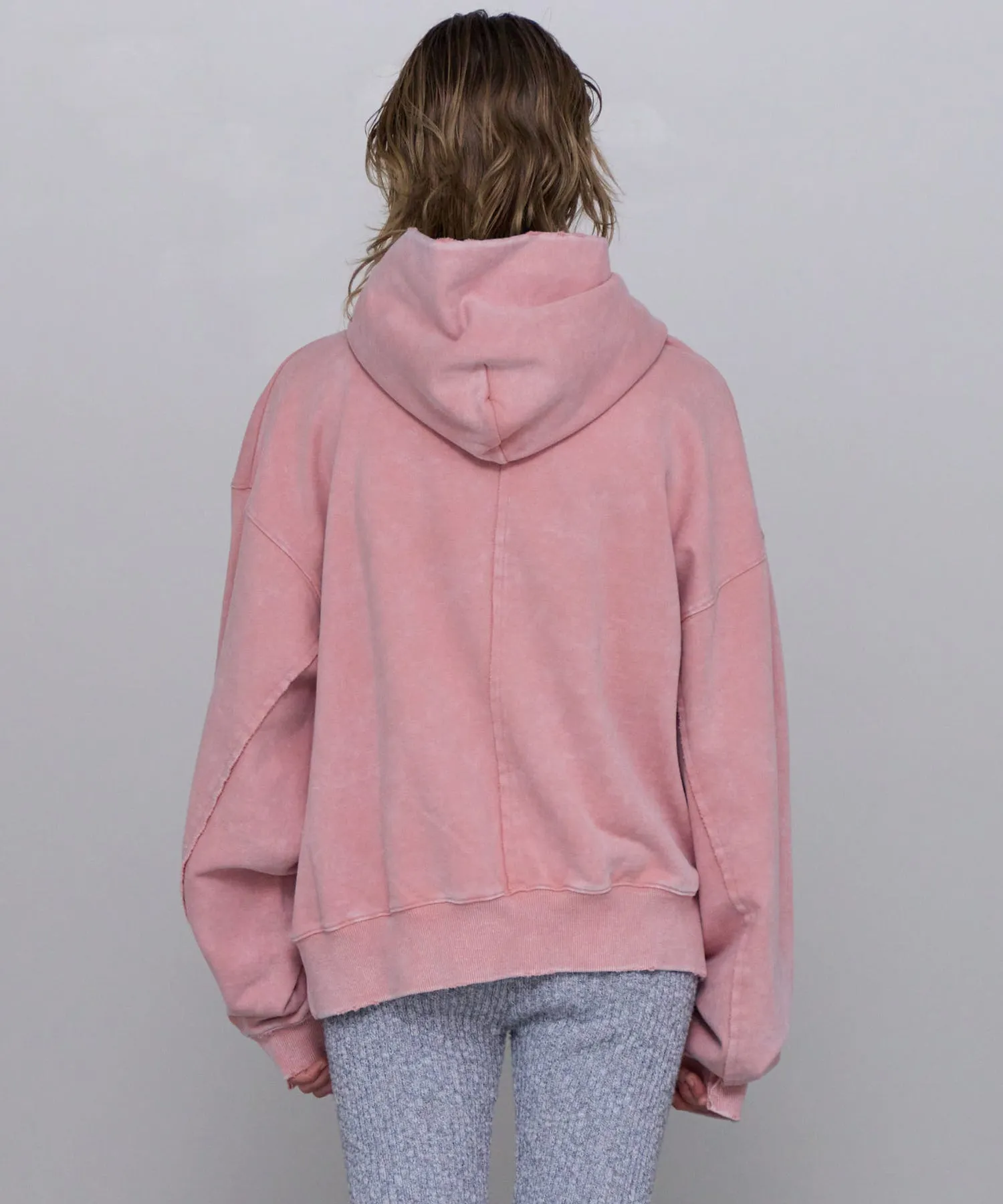 Spray Processing Oversized Hoodie