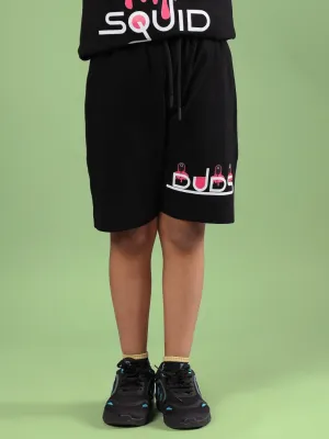 SQUID GAME SHORTS FOR BOYS & GIRLS (BLACK)