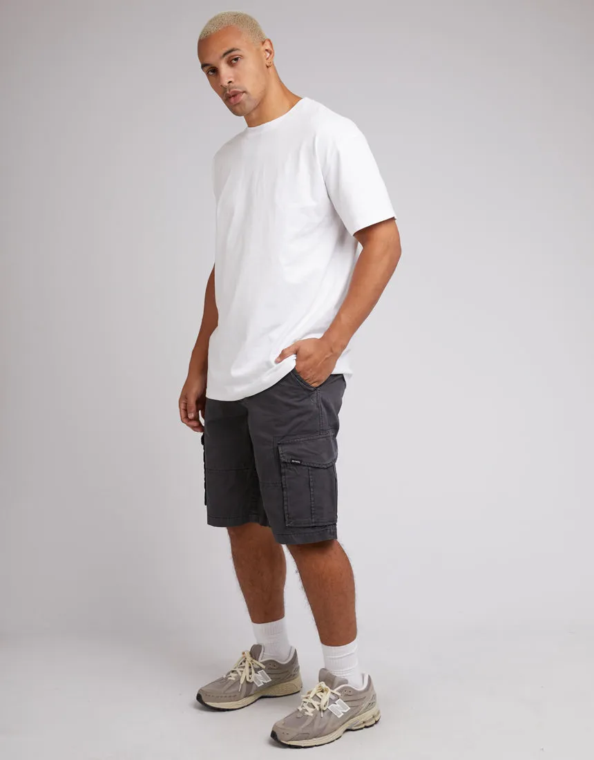 ST GOLIATH ISKRA CARGO SHORT WASHED BLACK