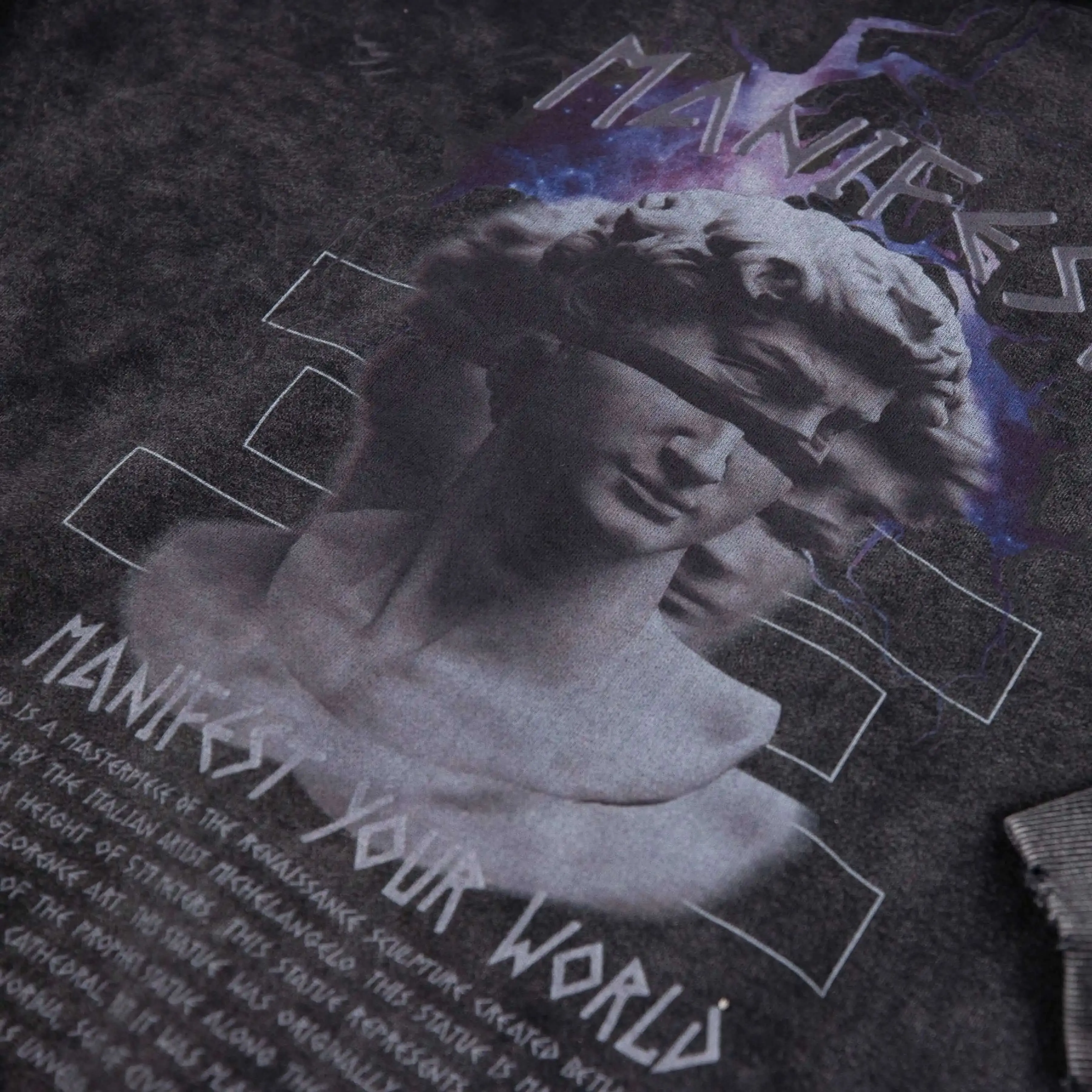 Statue Of David Hoodie - Grey