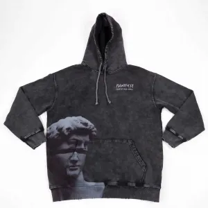 Statue Of David Hoodie - Grey