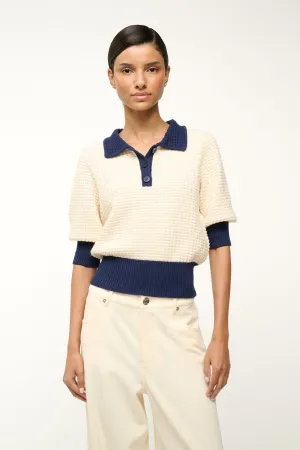 Staud - Women - Ivory/Navy Altea Sweater