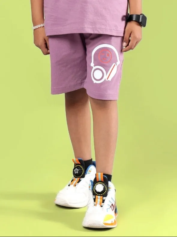 STOIC SHORTS FOR BOYS & GIRLS (PULM PURPLE)