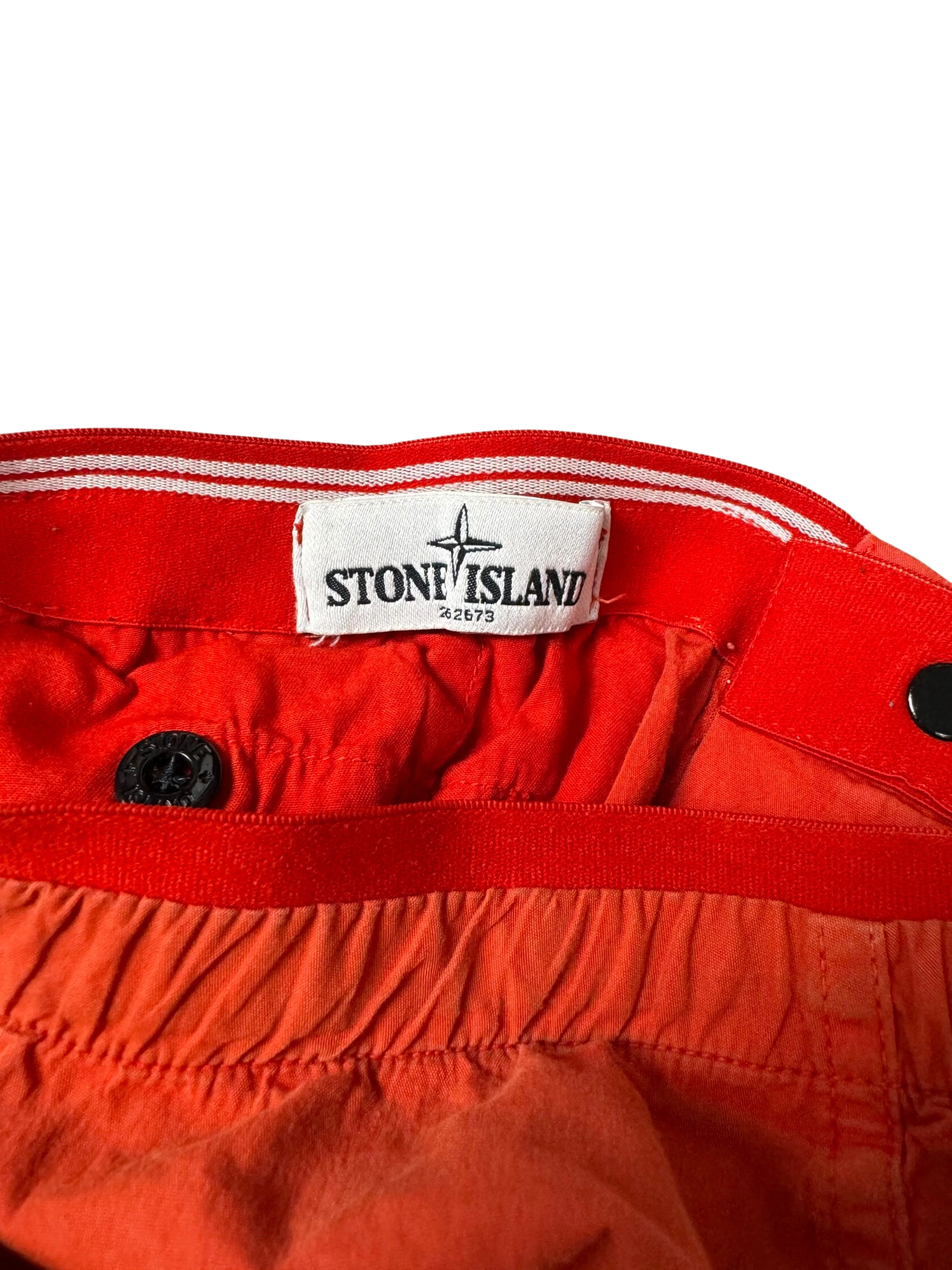 Stone Island Cargo Shorts - Orange