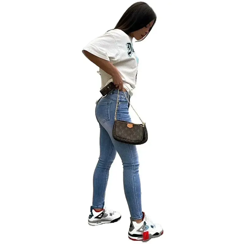 Stretchy Ripped Skinny Jeans