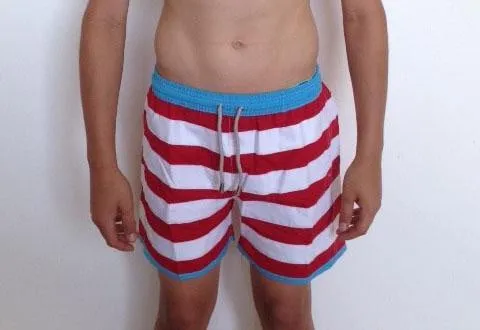 Stripe Combi Boys Board Short