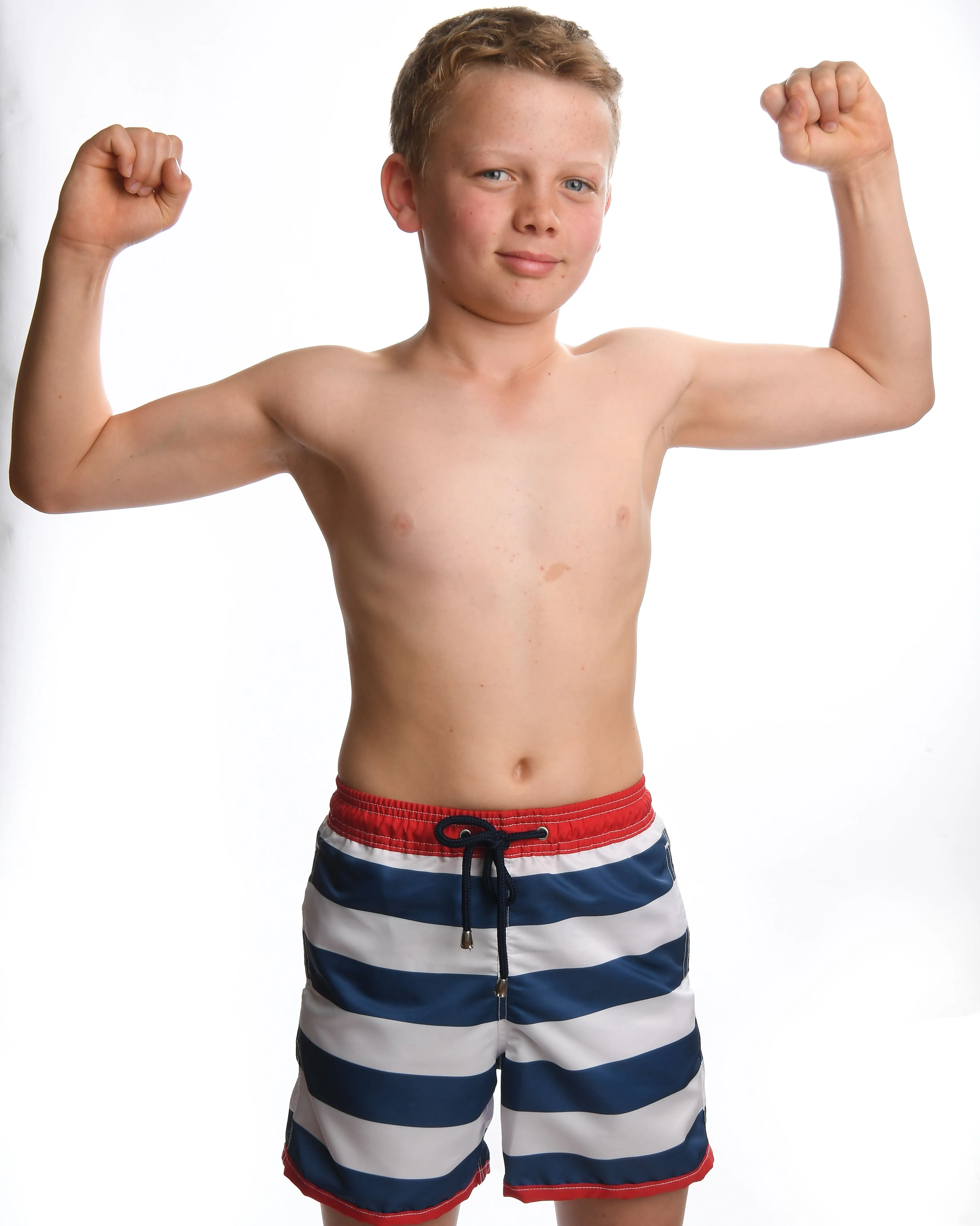 Stripe Combi Boys Board Short