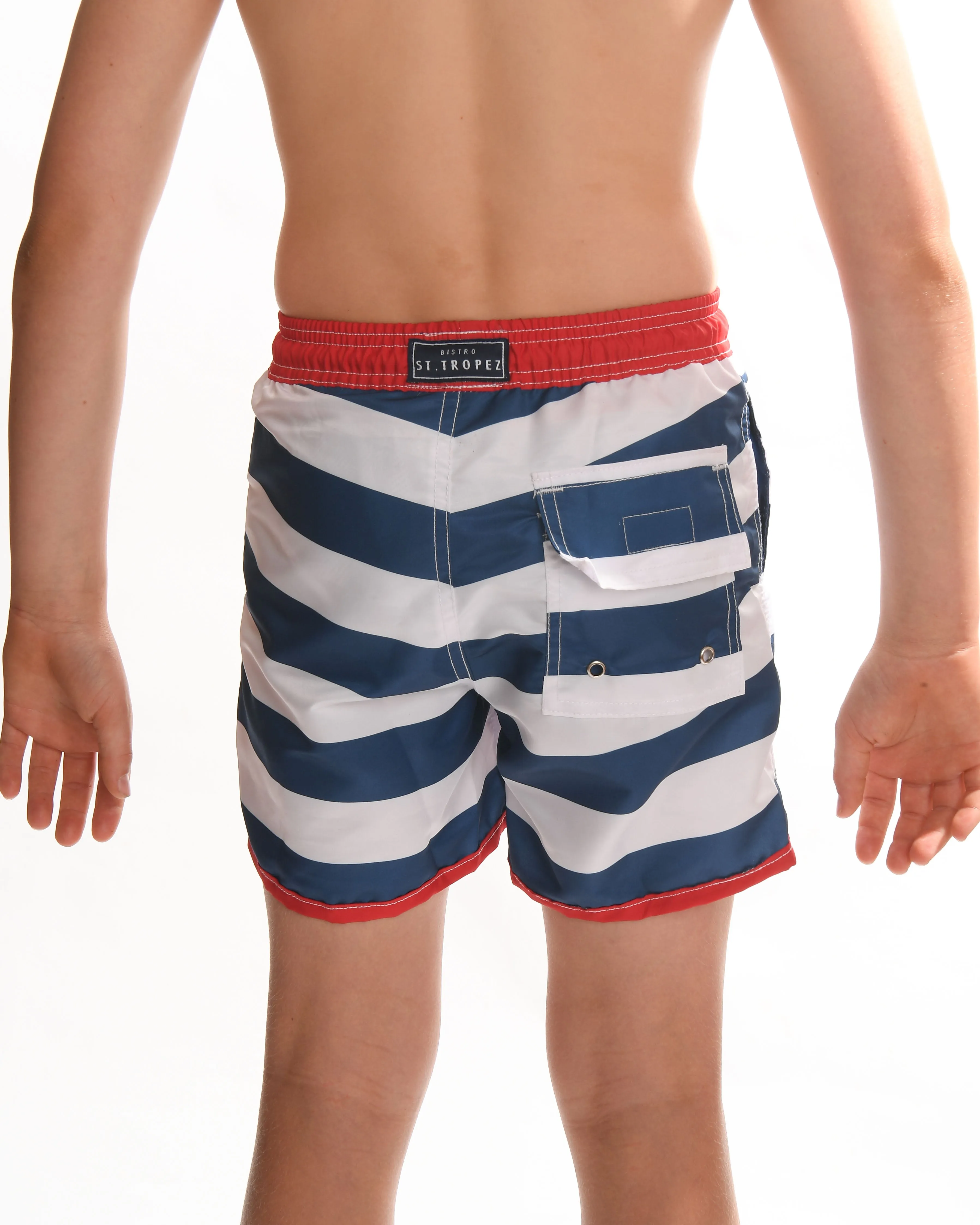 Stripe Combi Boys Board Short