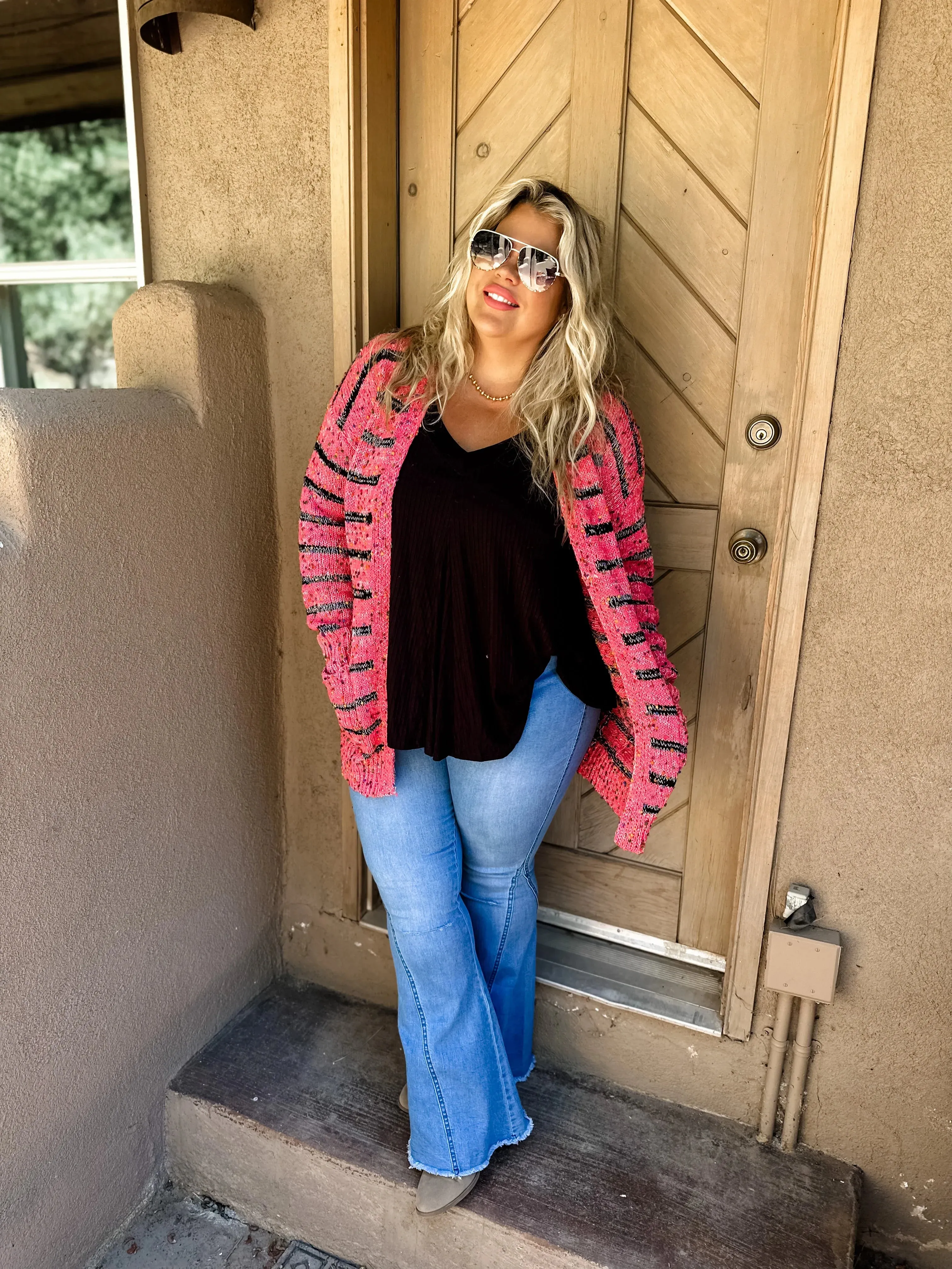 Stripe Miley Dot Cardigan In Assorted Colors