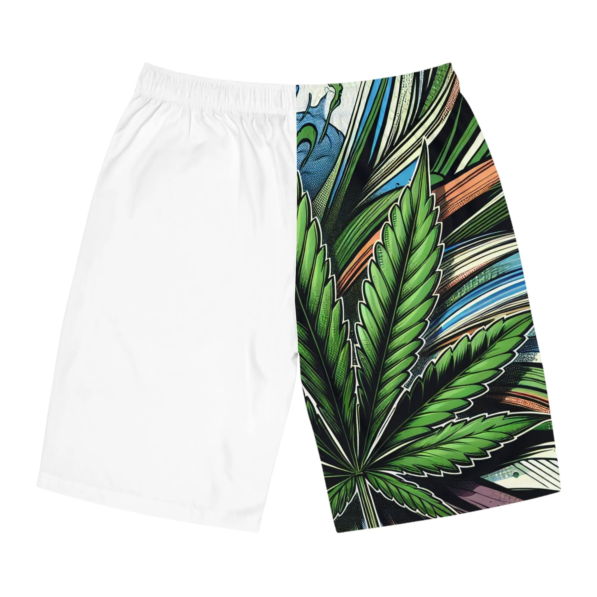 Summer Leaf Mens Shorts