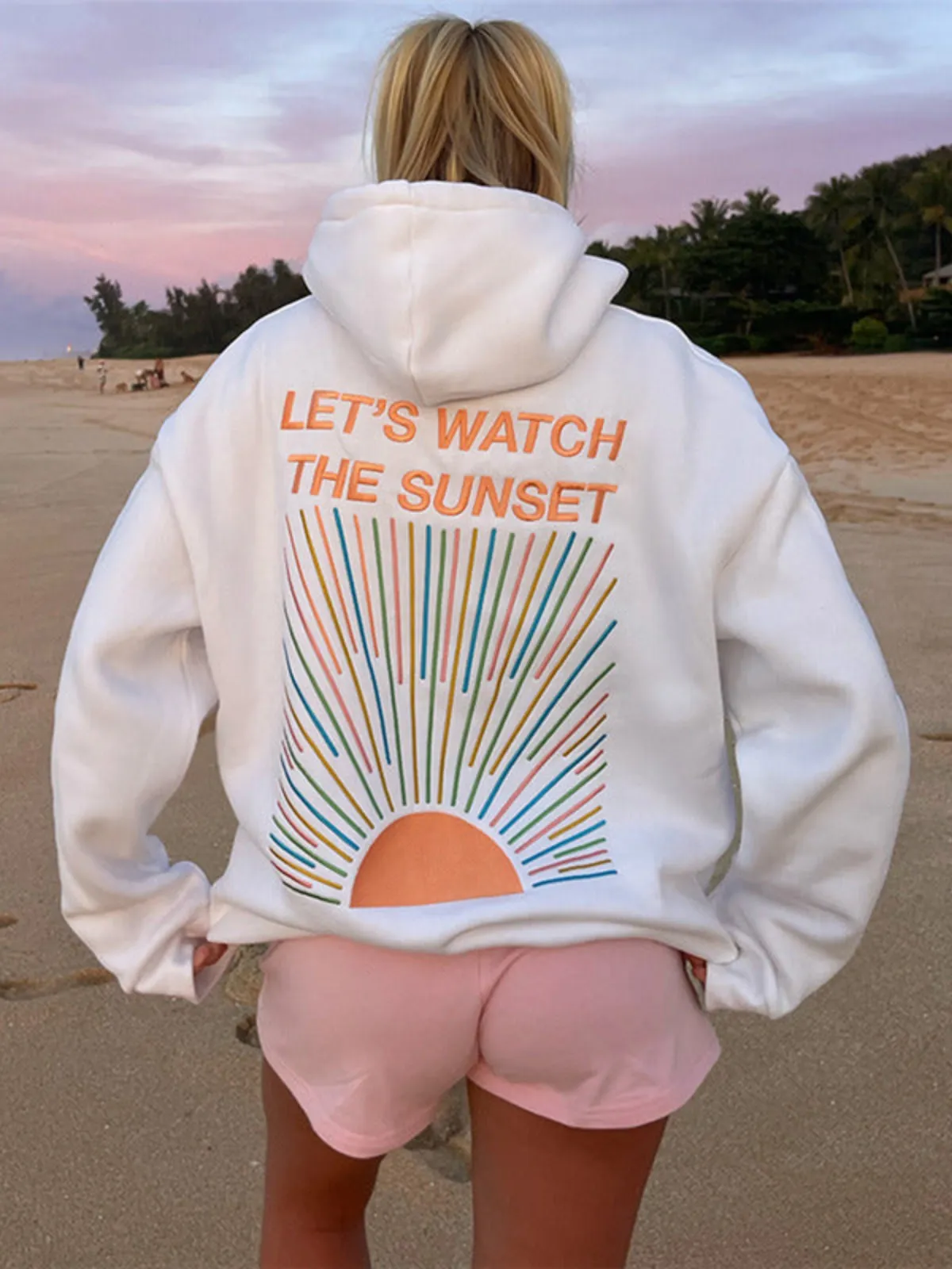 Sunset Aura™ | Oversized Hoodie | Soft Cotton Blend, Relaxed Fit & Stylish Design
