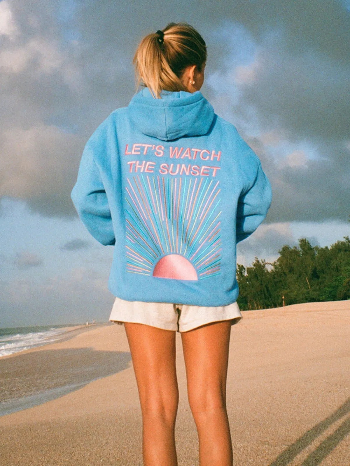 Sunset Aura™ | Oversized Hoodie | Soft Cotton Blend, Relaxed Fit & Stylish Design