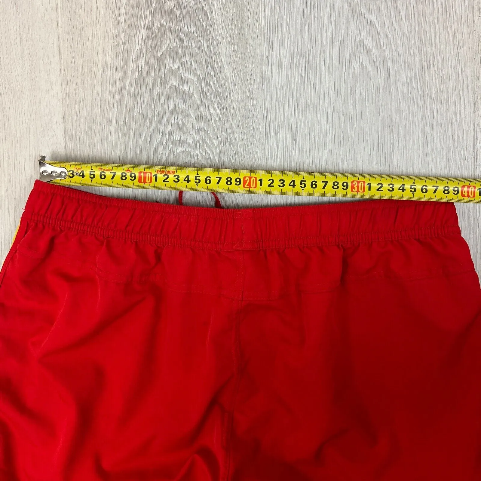 Surf Life Saving Womens Red Swim Shorts Board Shorts Size 12 approx