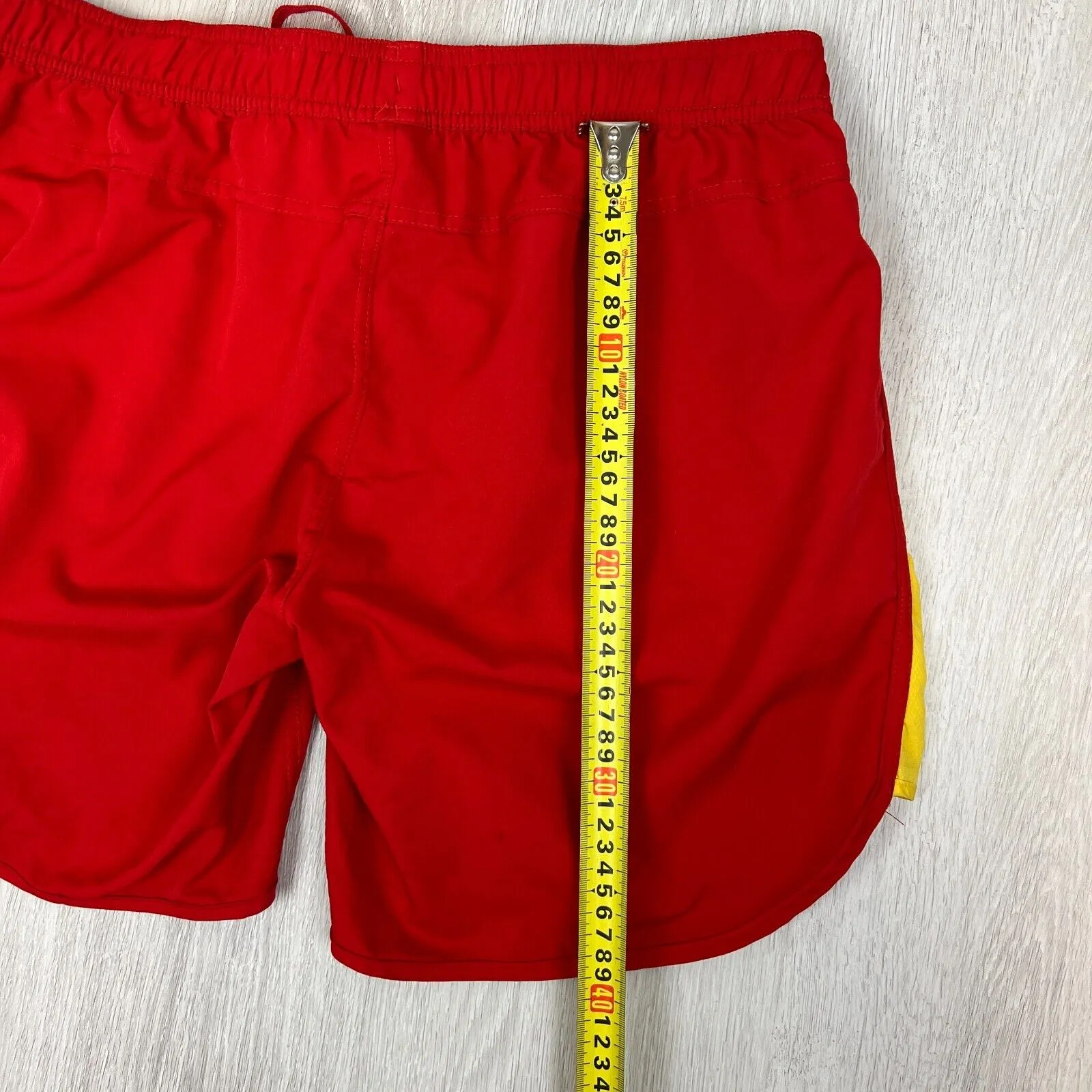 Surf Life Saving Womens Red Swim Shorts Board Shorts Size 12 approx