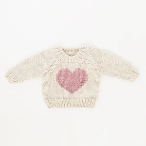 Sweetheart Crew Neck Sweater