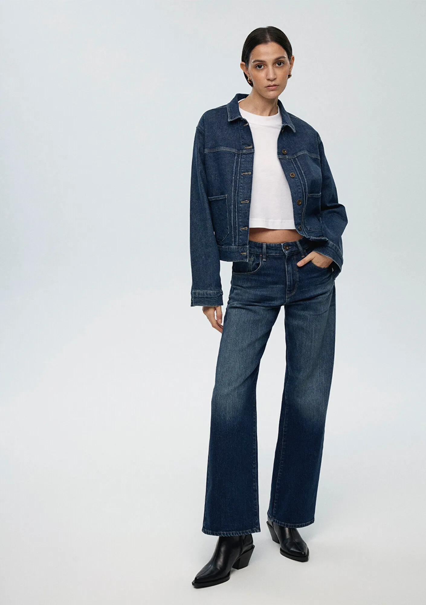 Taylor Deep Blue Denim Jean Pants