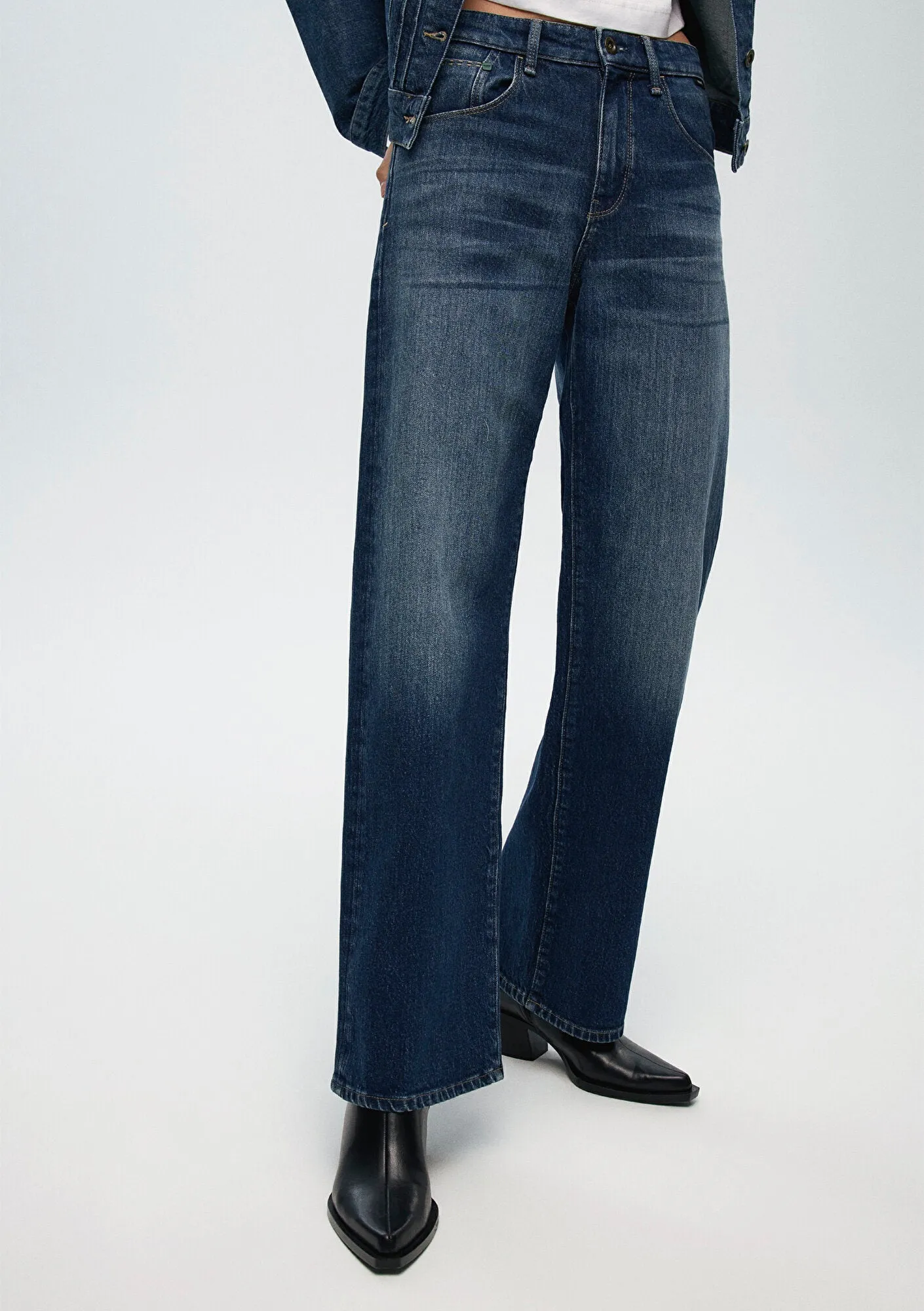 Taylor Deep Blue Denim Jean Pants
