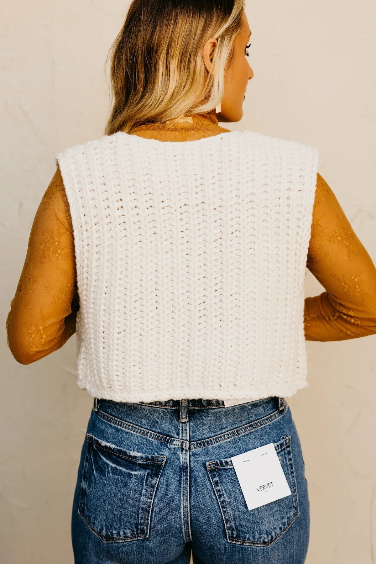 The Armani Chunky Knit Sweater Vest