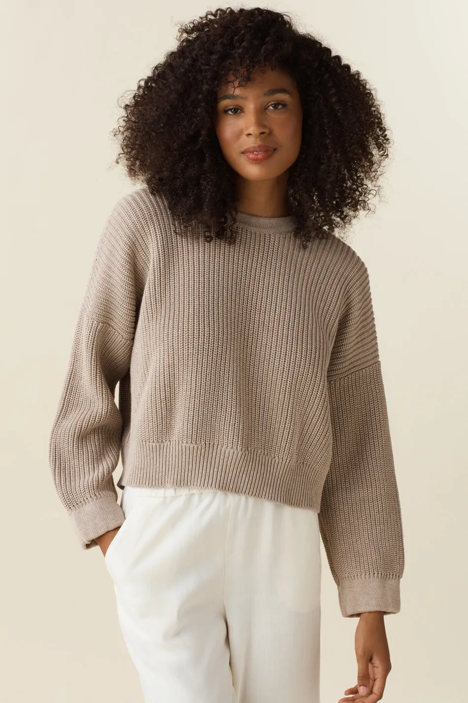 The Chunky Cropped Cardigan