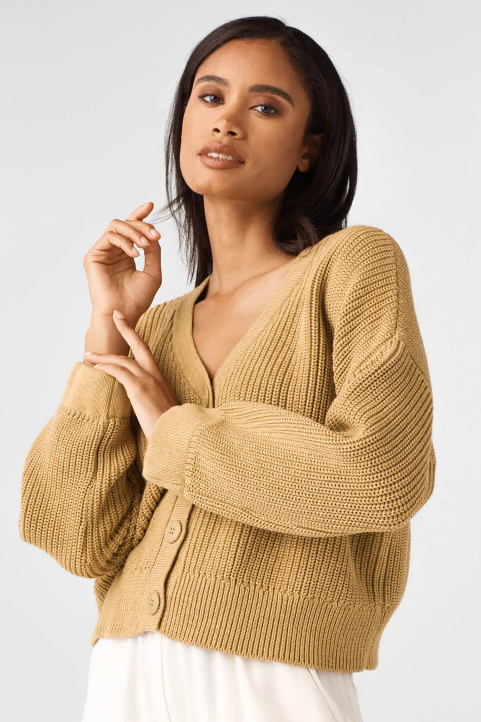 The Chunky Cropped Cardigan