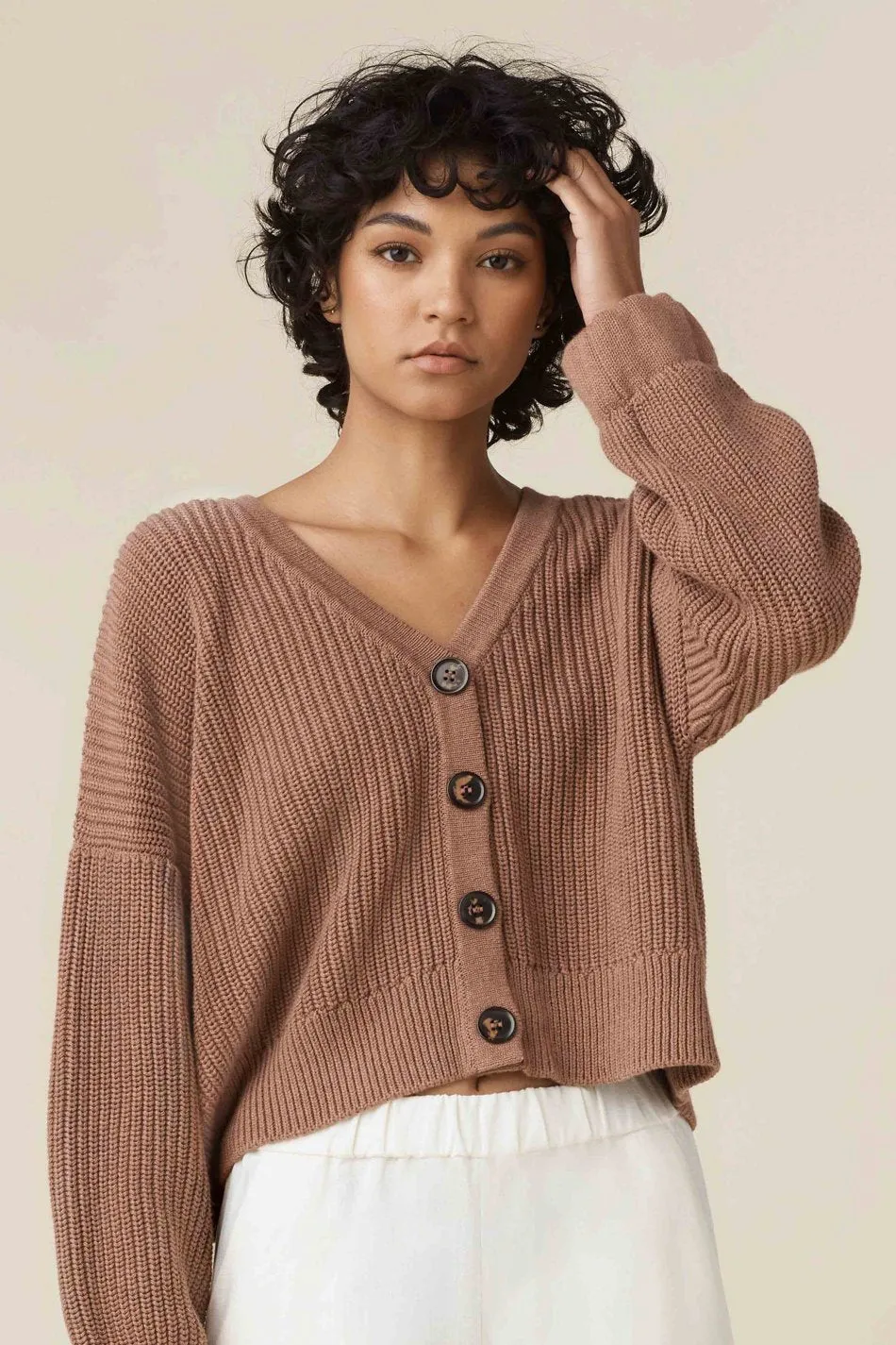 The Chunky Cropped Cardigan