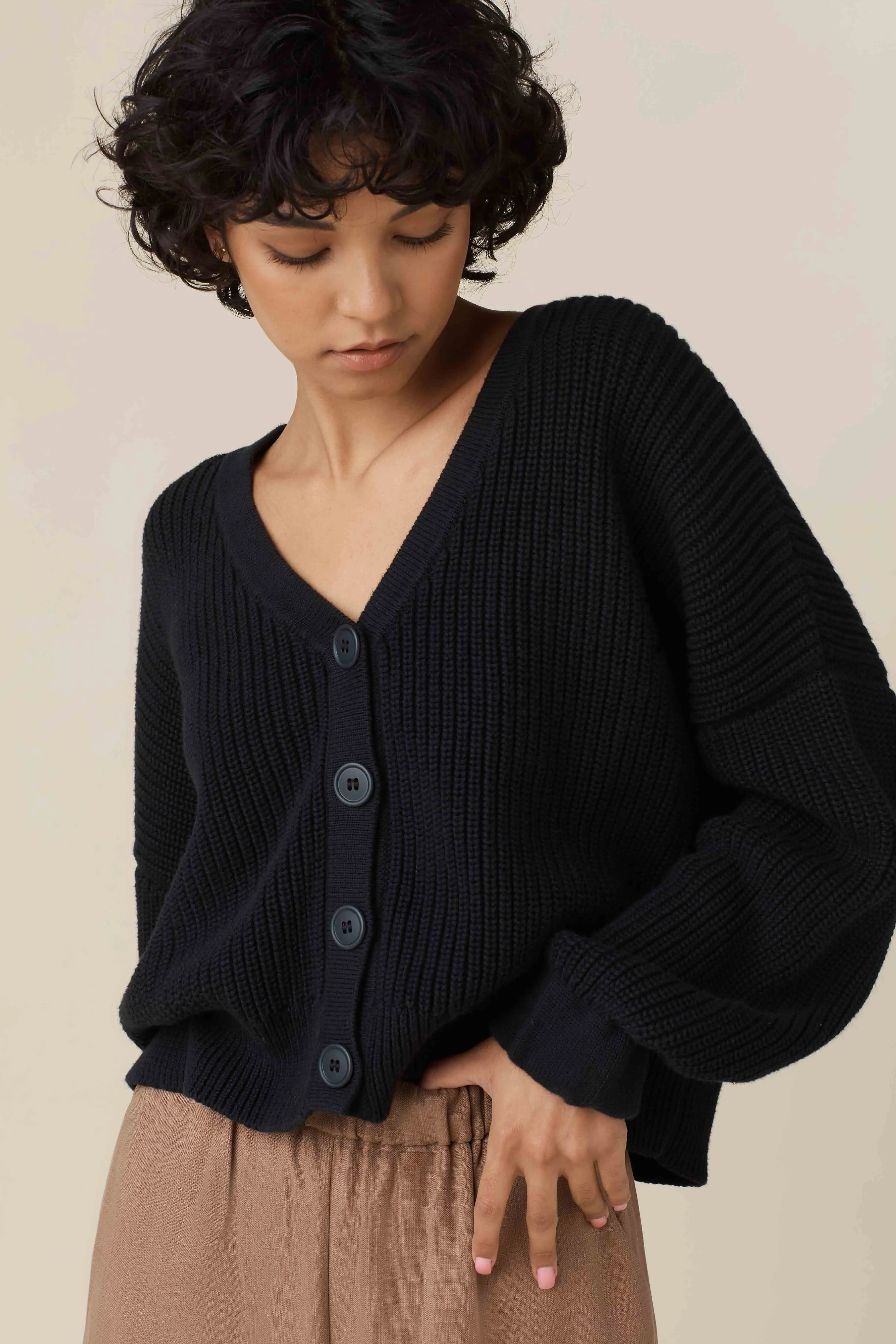 The Chunky Cropped Cardigan
