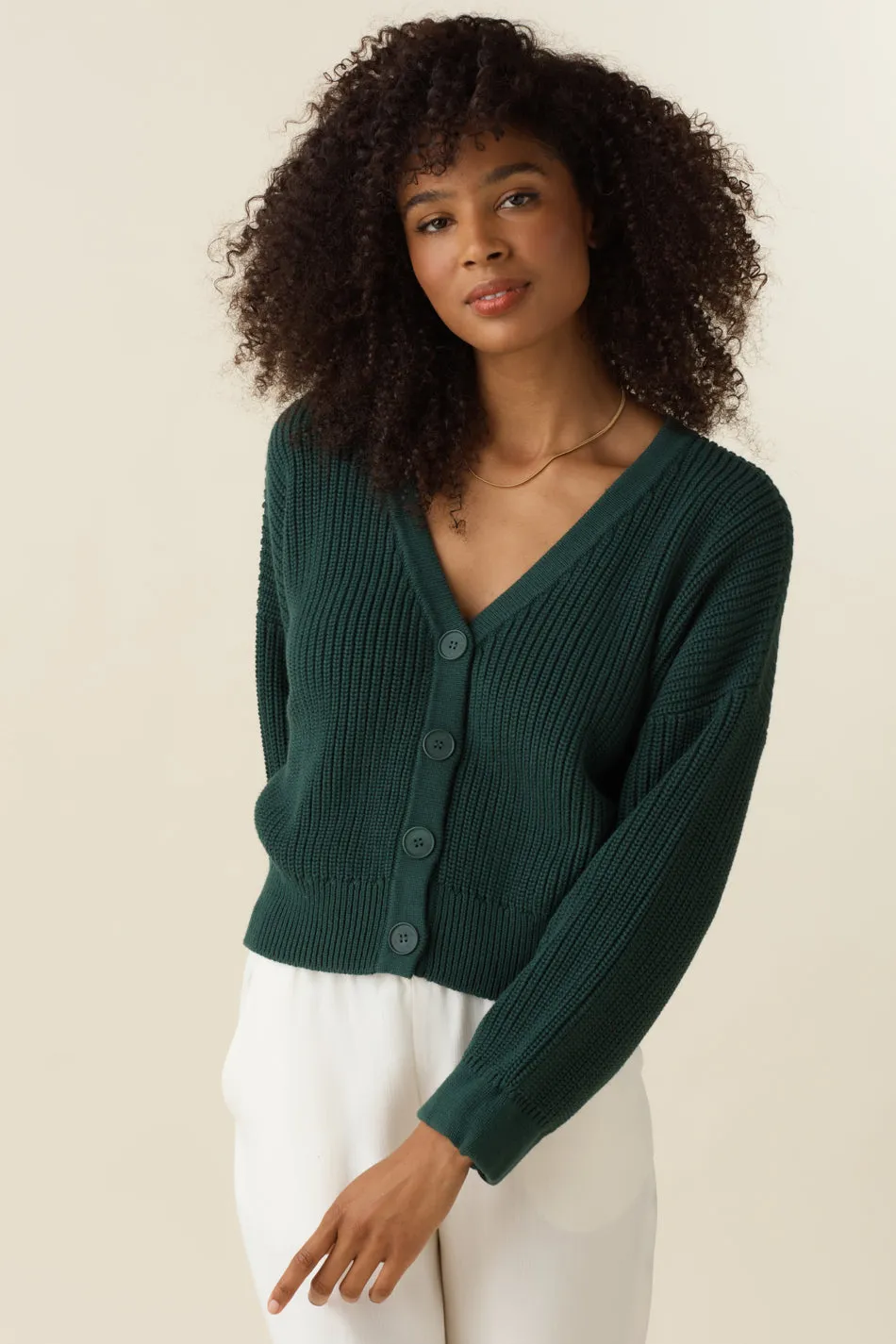 The Chunky Cropped Cardigan