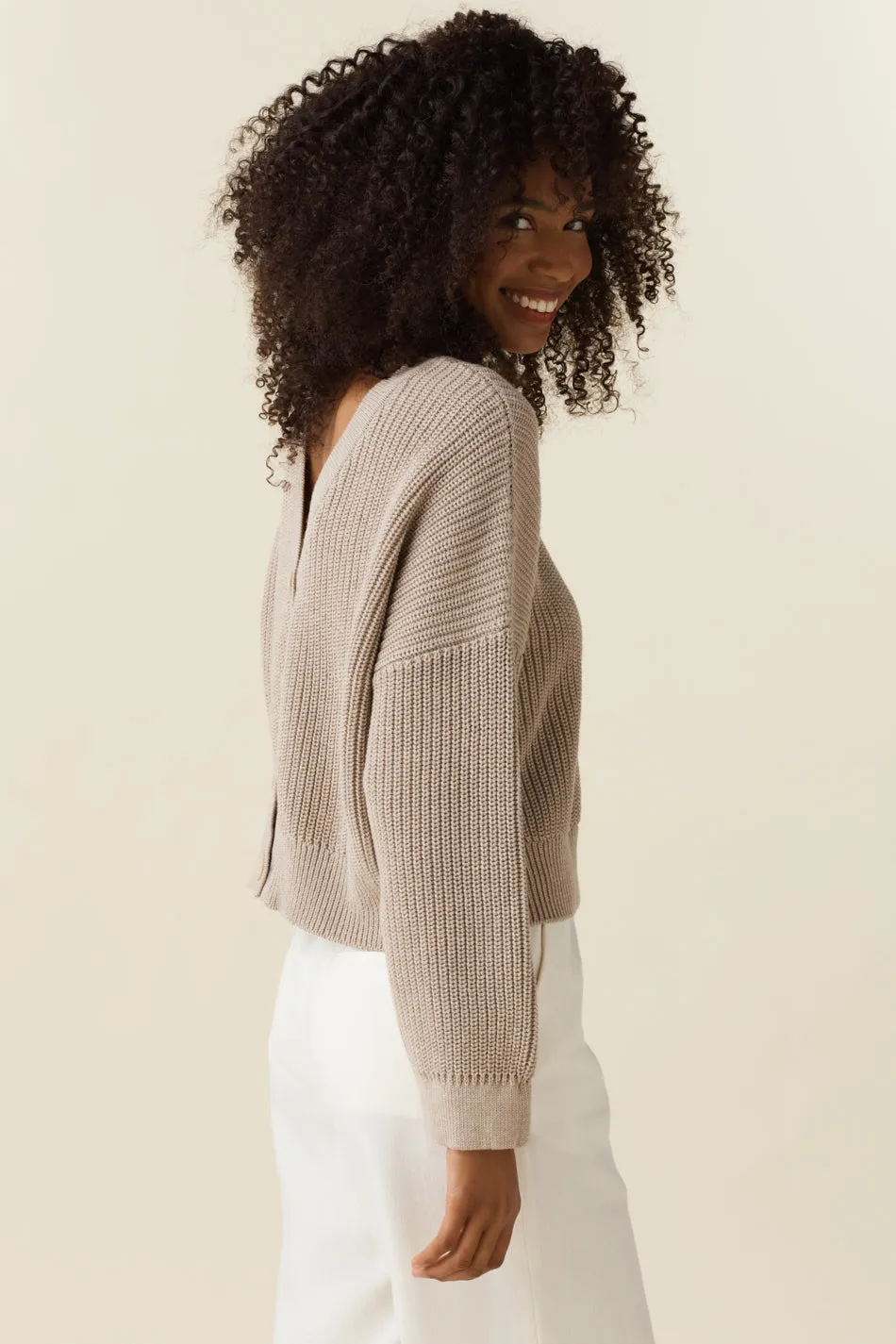 The Chunky Cropped Cardigan
