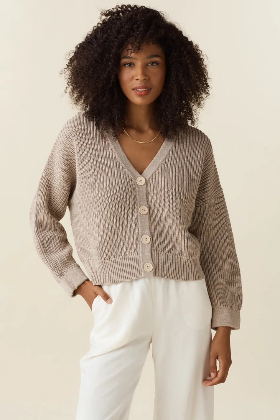 The Chunky Cropped Cardigan