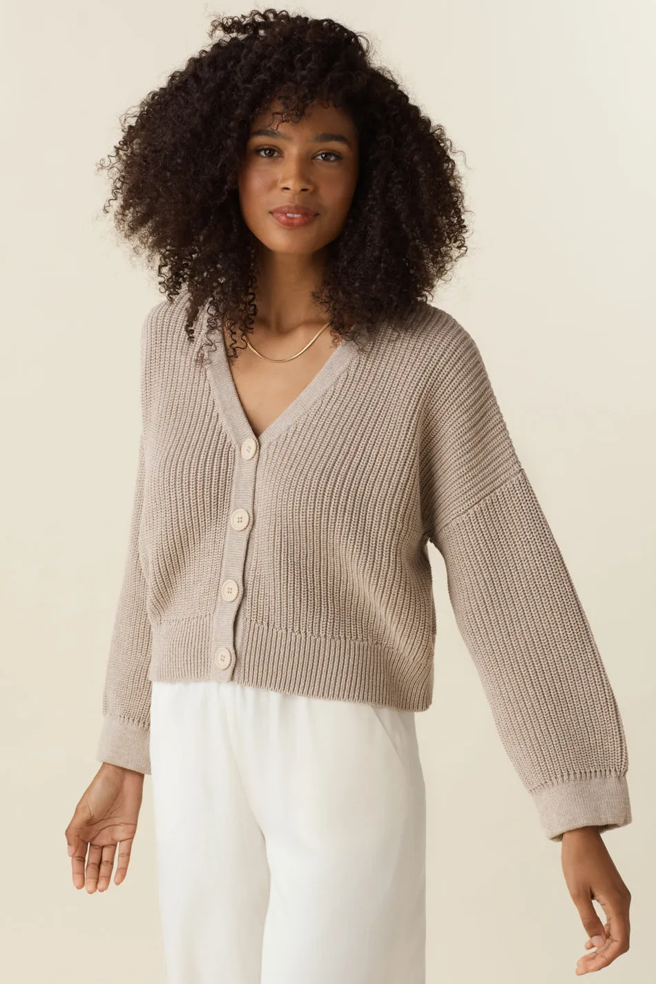 The Chunky Cropped Cardigan