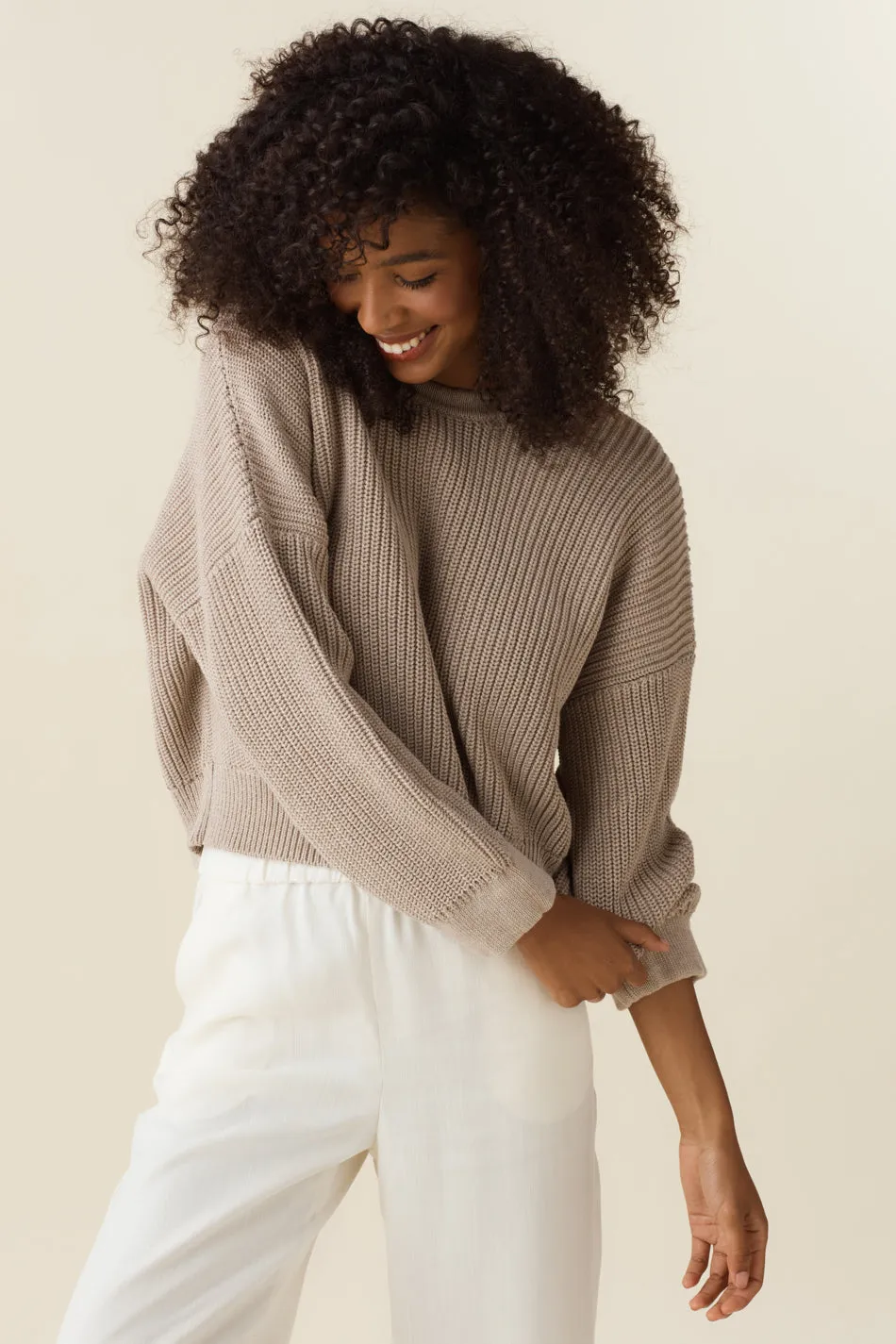 The Chunky Cropped Cardigan