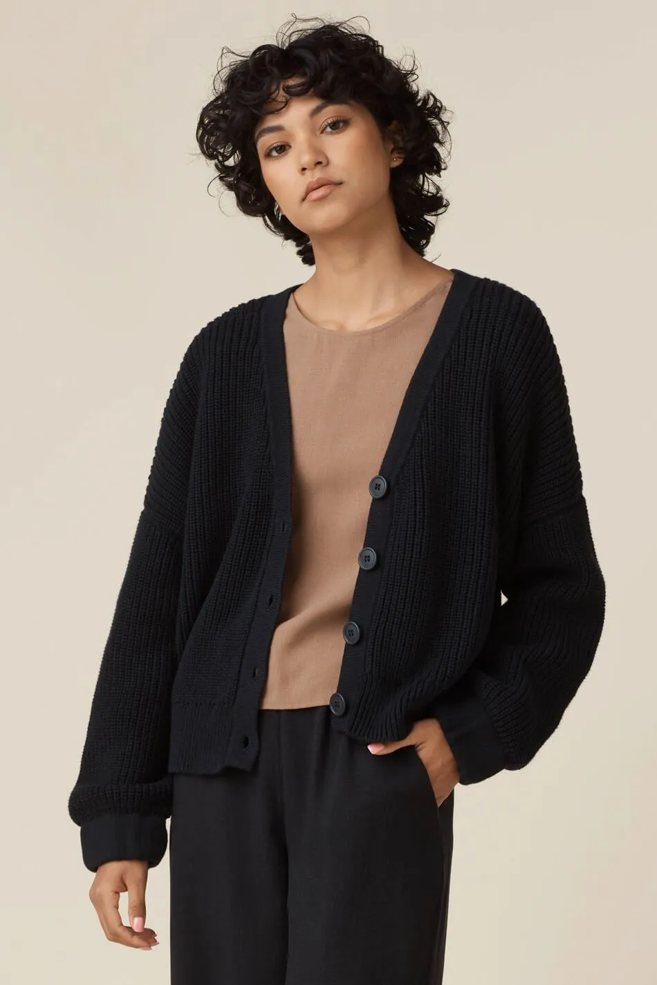 The Chunky Cropped Cardigan