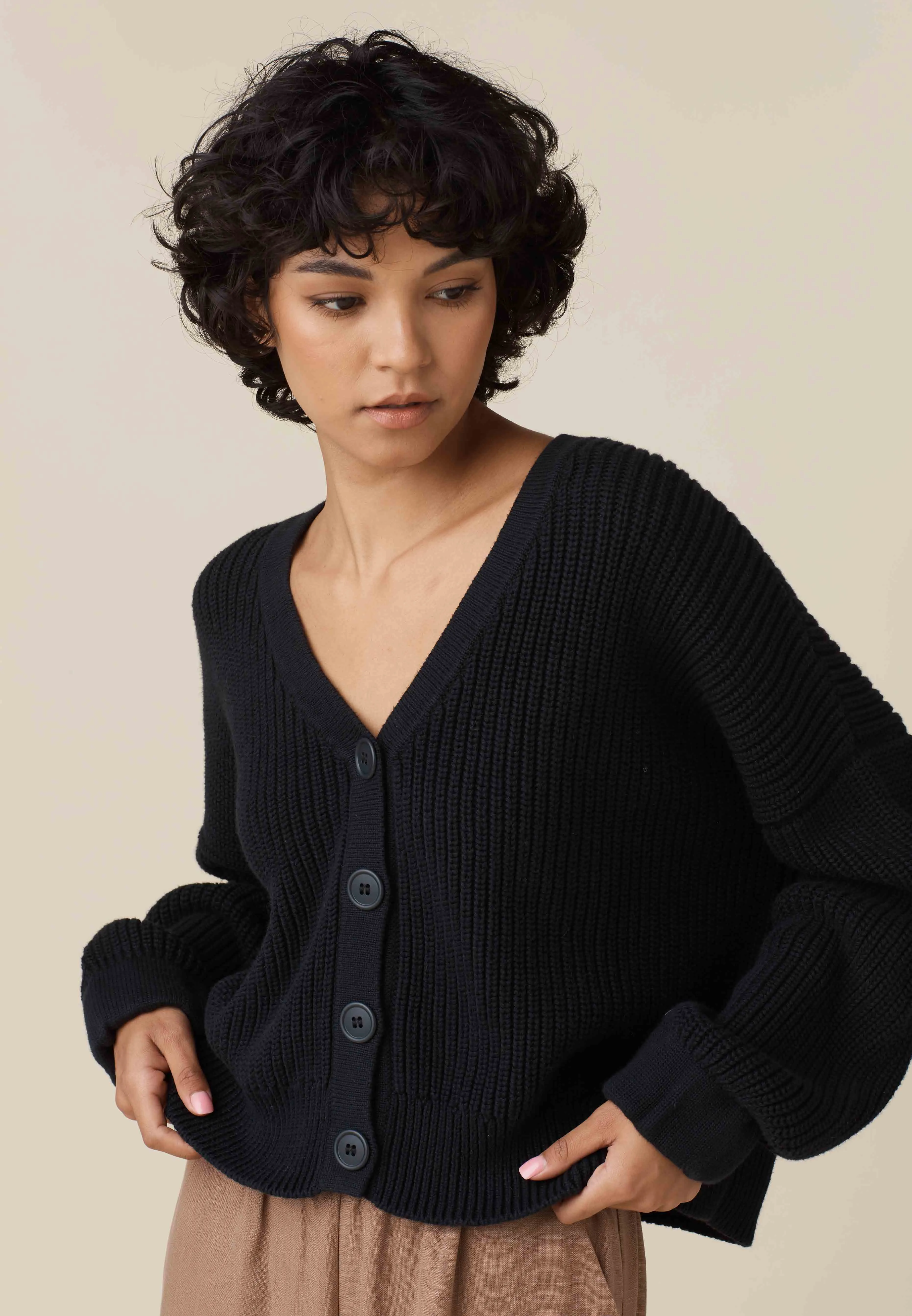 The Chunky Cropped Cardigan