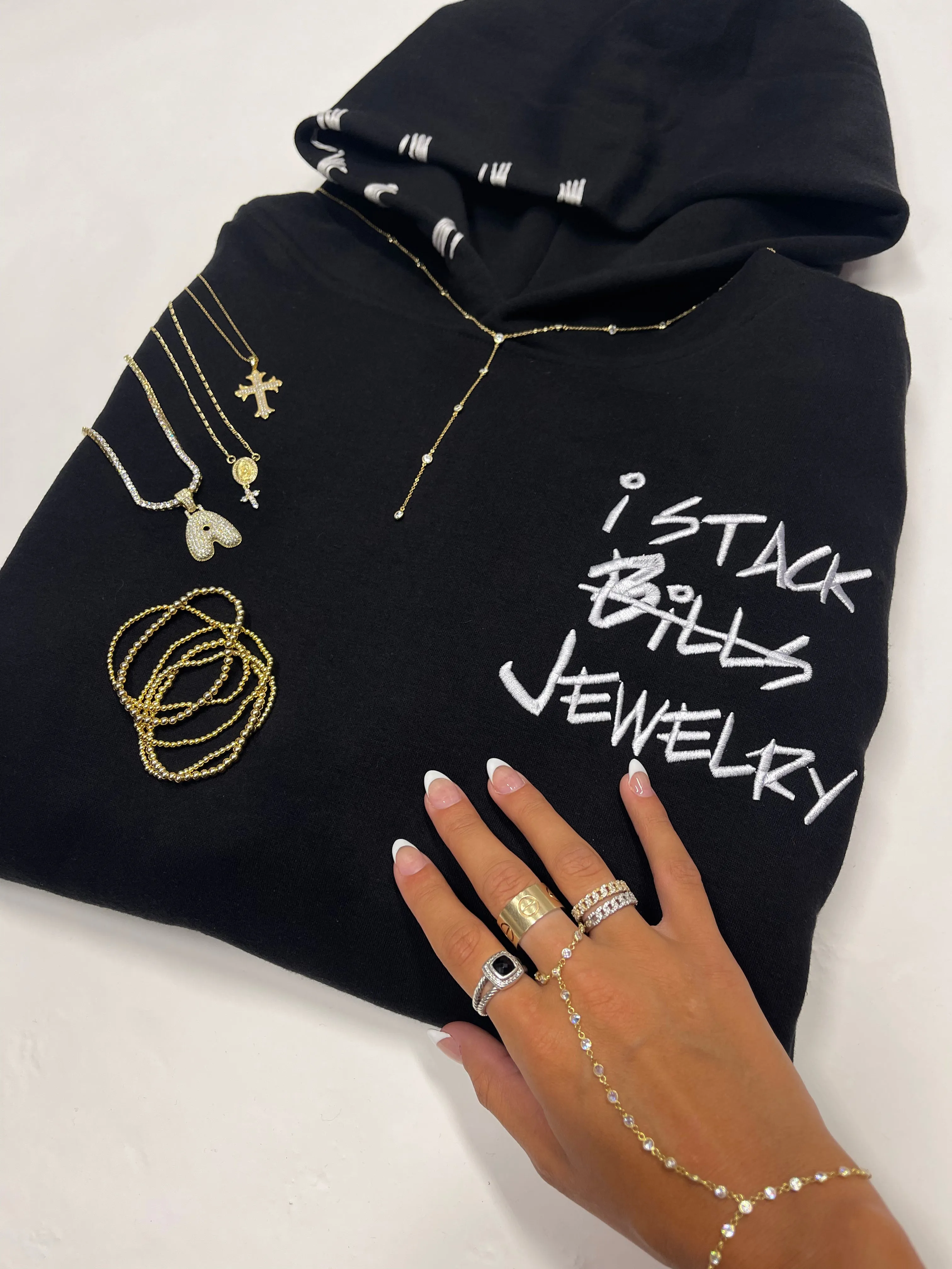 The Stacked Up Hoodie (One Size)