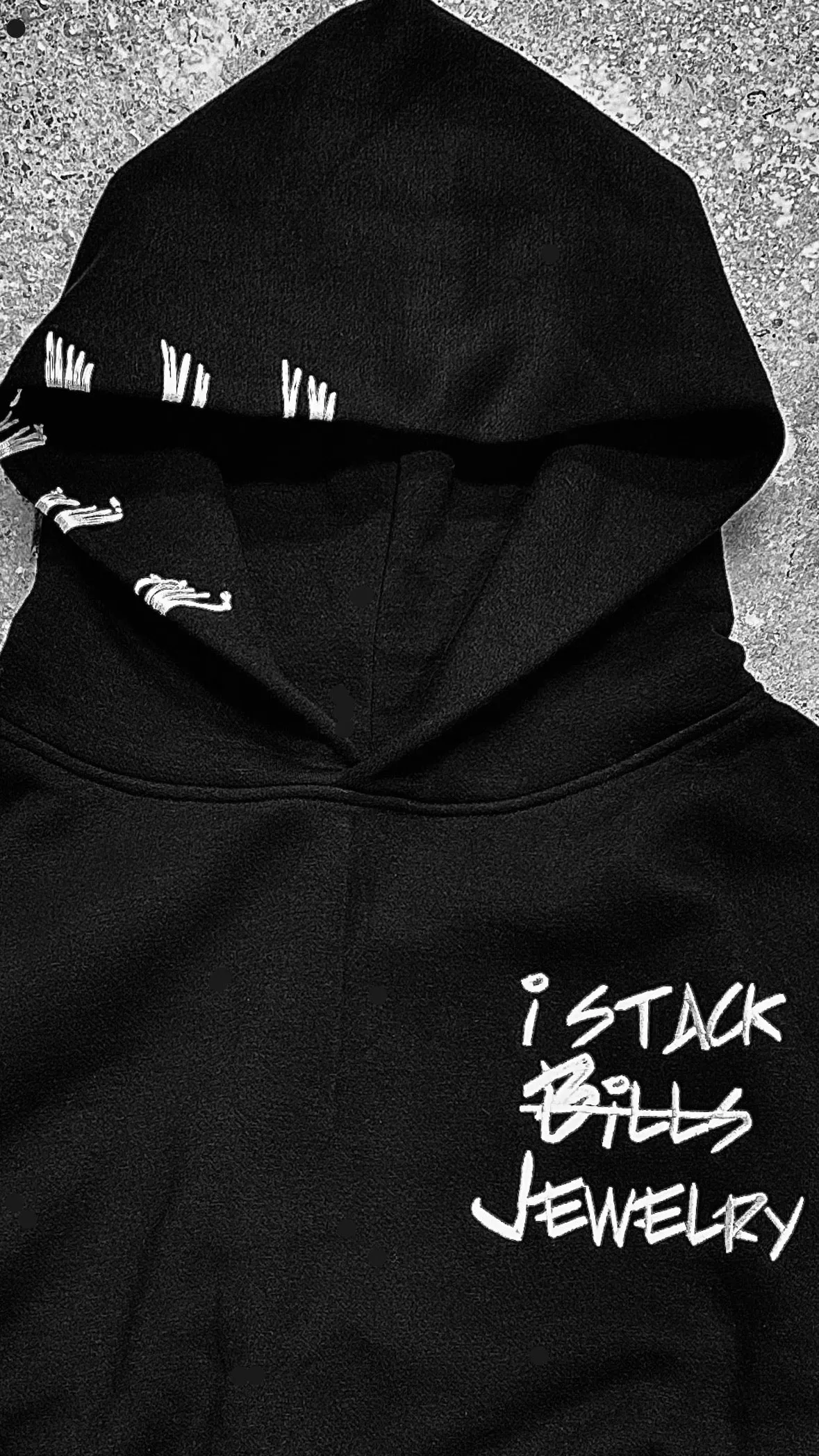 The Stacked Up Hoodie (One Size)