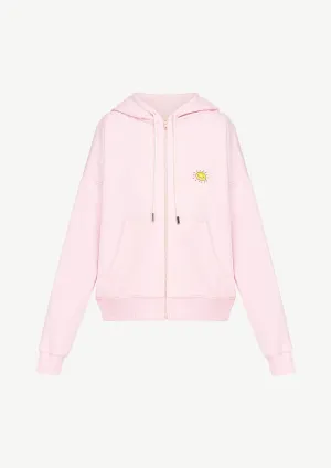 «The sun» Hoodie In Pink