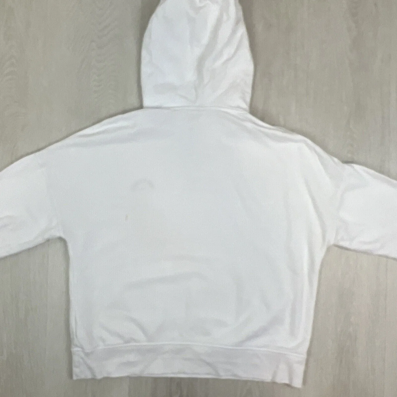 The Upside Womens White Oversized Pullover Hoodie Jumper Size XS