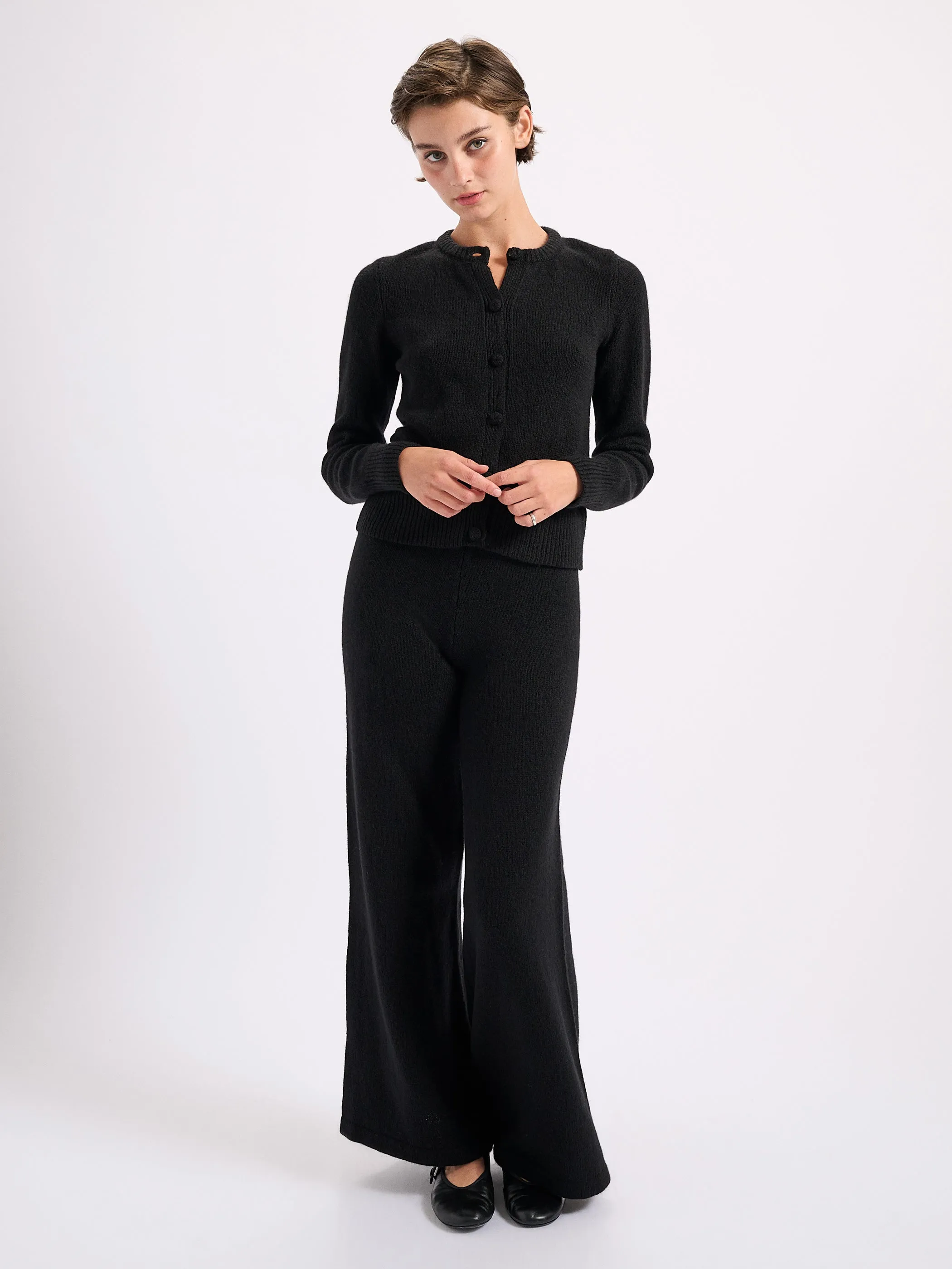 The Zephyra Flare Pants in Cashmere