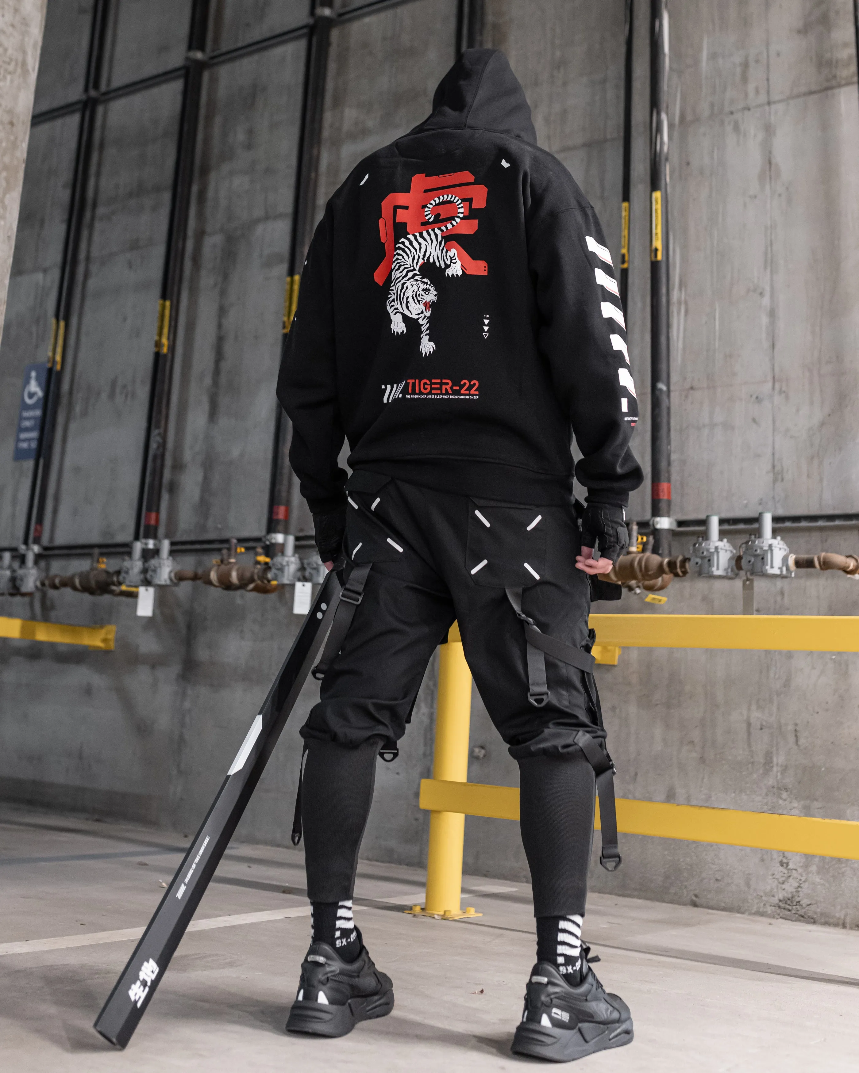 Tiger-22 RD Black Hoodie