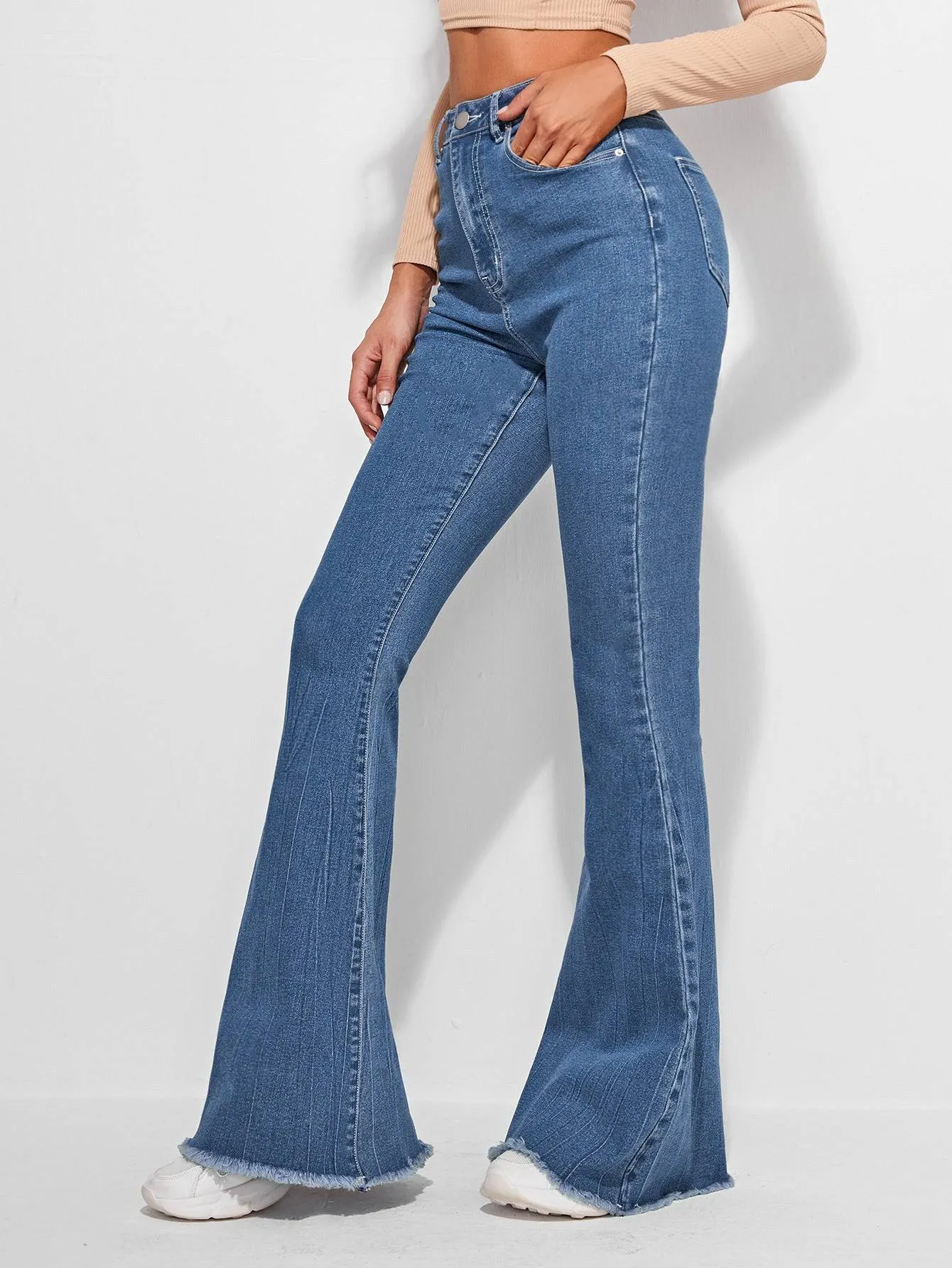 Timeless Fade High-Waist Bootcut