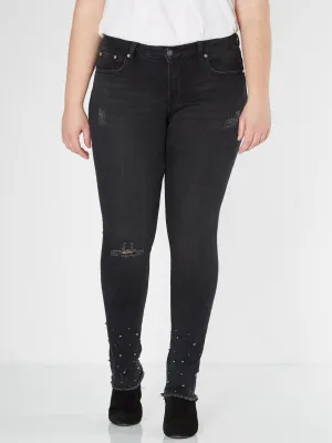TINE JEANS - Black Denim