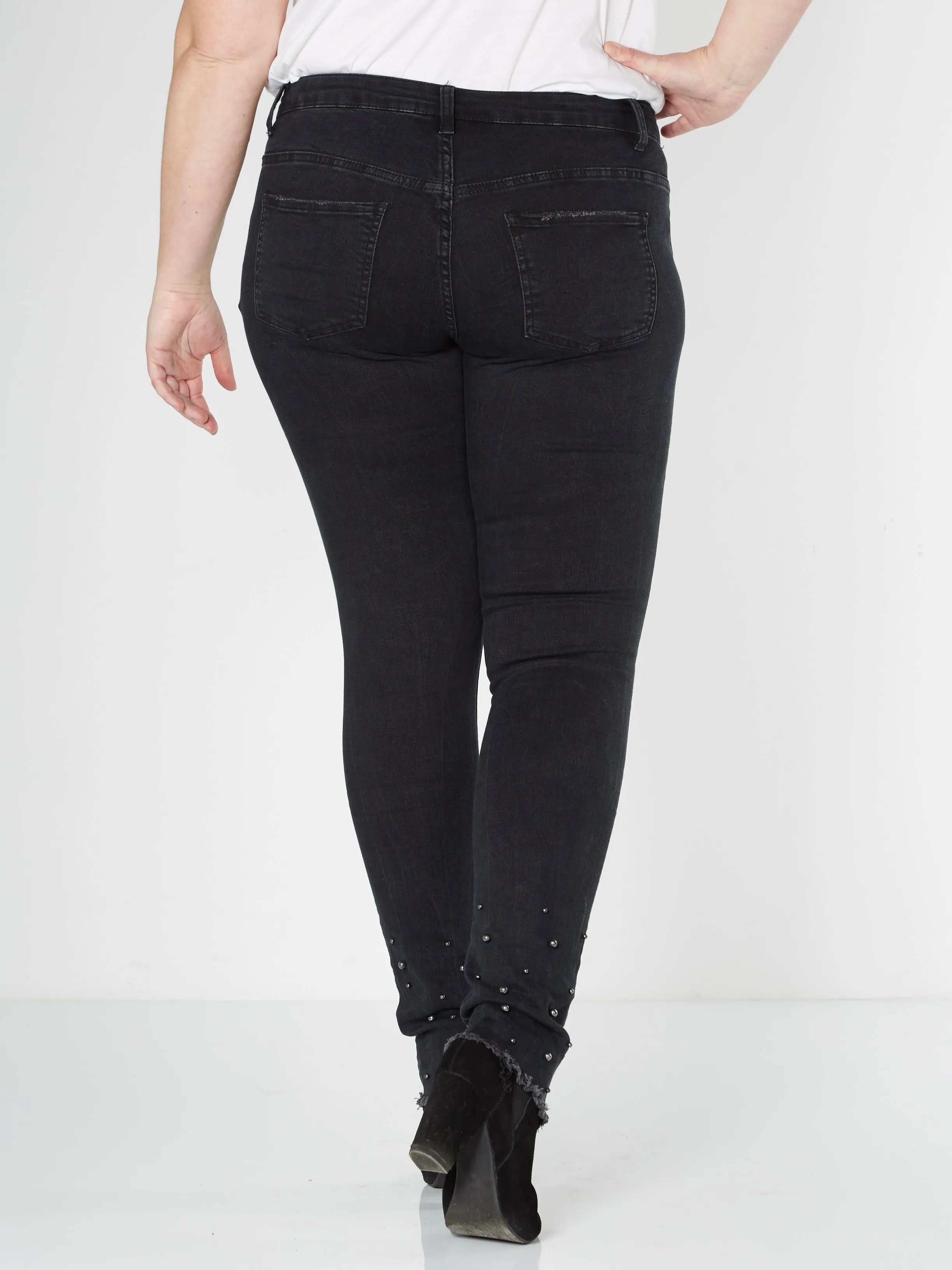TINE JEANS - Black Denim