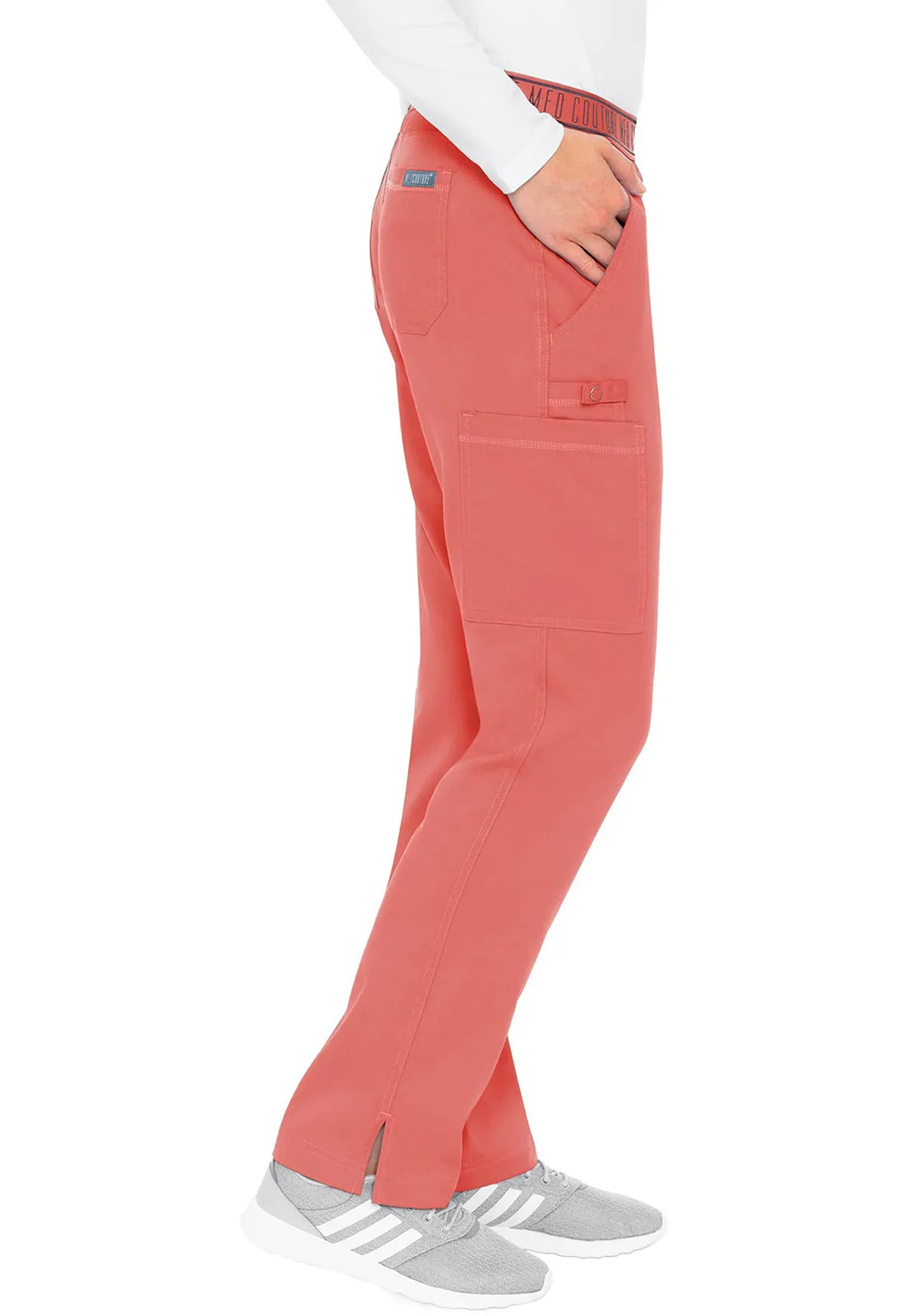 Touch MC7739 Yoga 2 Cargo Pocket Pants Coral