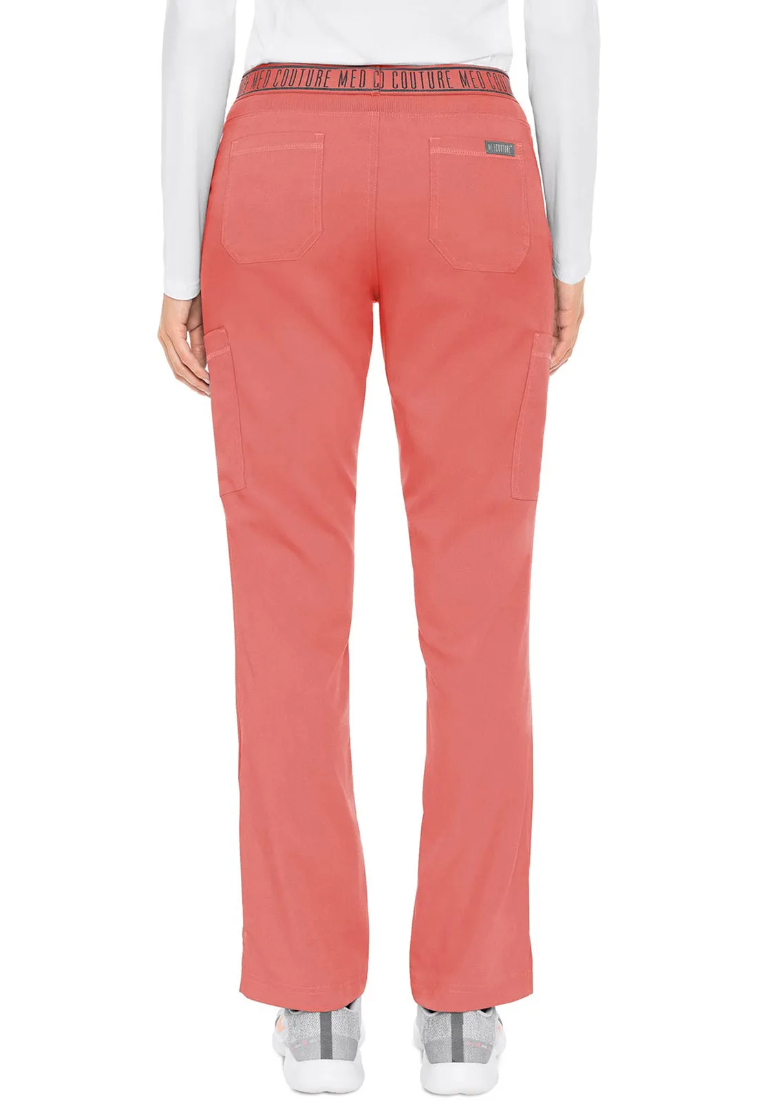 Touch MC7739 Yoga 2 Cargo Pocket Pants Coral