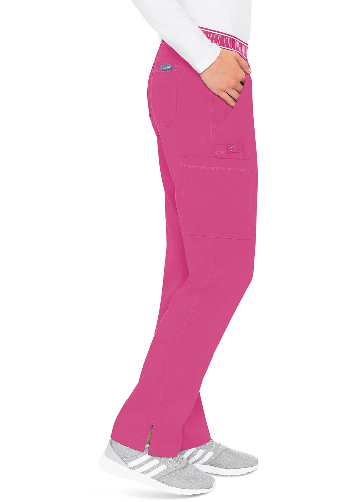 Touch MC7739 Yoga 2 Cargo Pocket Pants Raspberry Tart