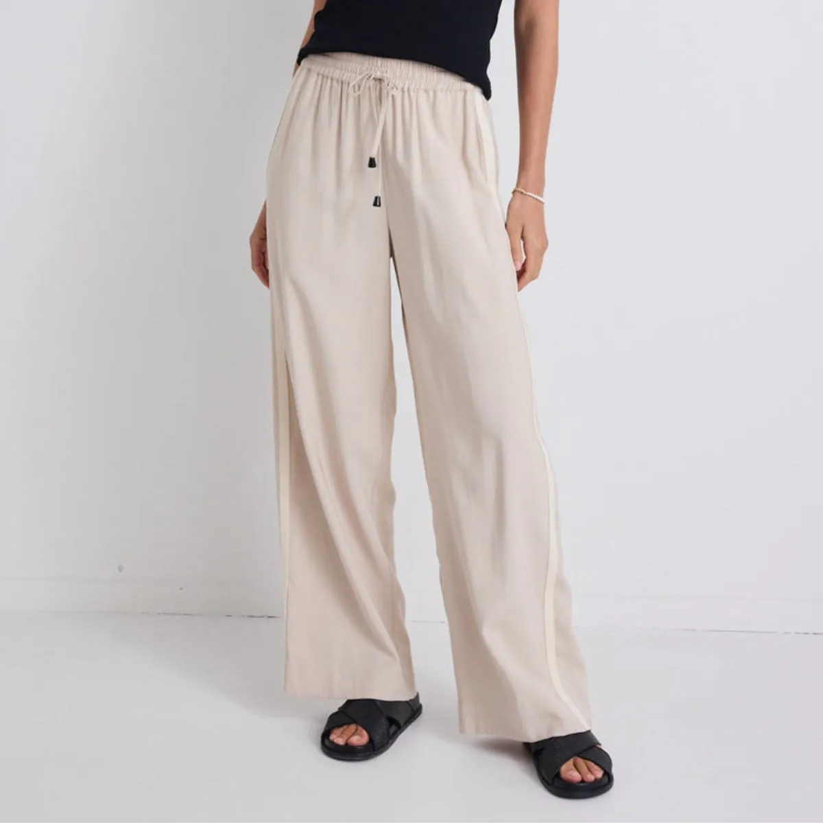 Townie Stripe Pants (Sand)