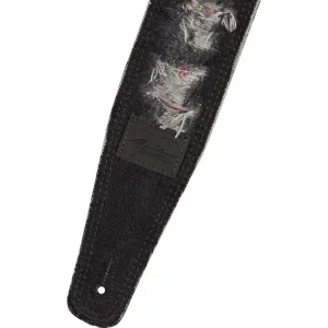 Tracolla Fender x Wrangler Ripped Denim  Black 0990638012