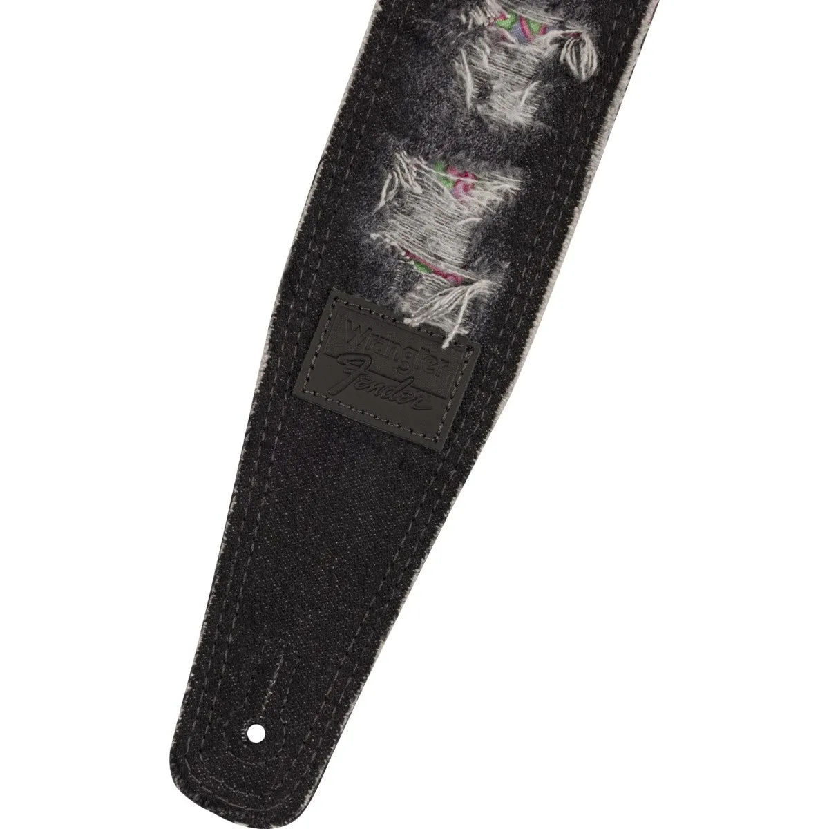 Tracolla Fender x Wrangler Ripped Denim  Black 0990638012