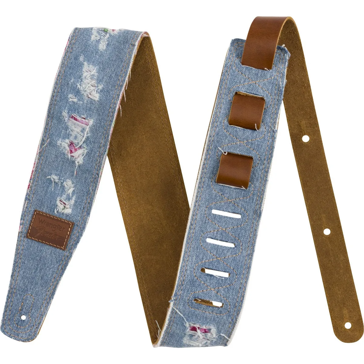 Tracolla Fender x Wrangler Ripped Denim  Indigo 0990638011